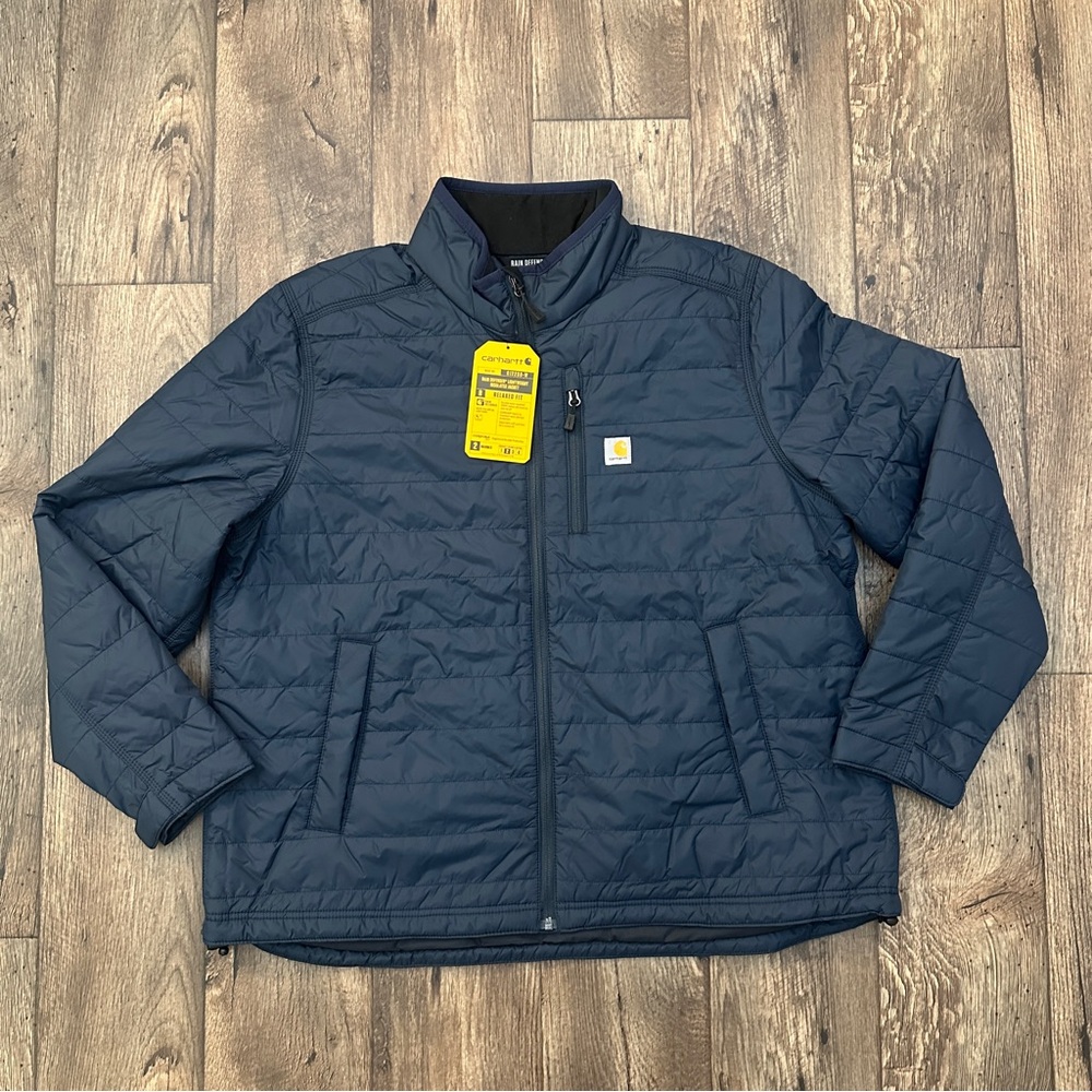 Carhartt Rain Defender Lightweight Jacket Relaxed Fit Women’s Size XXL (20) Blue